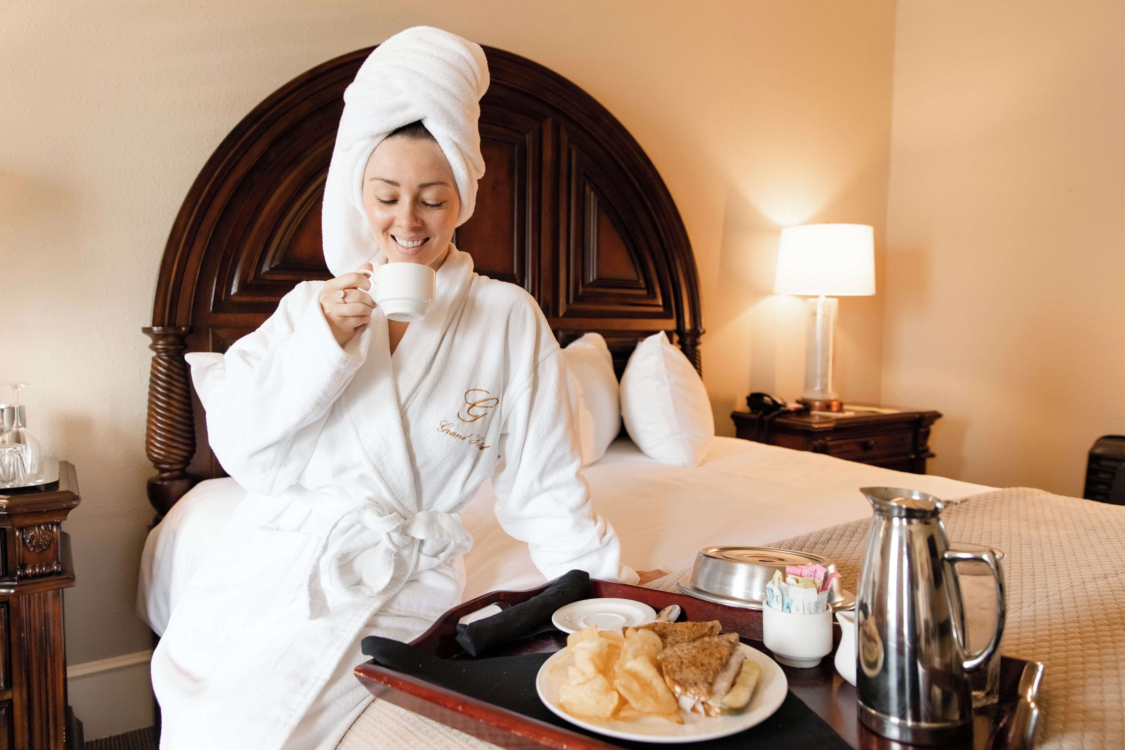 Sábanas italianas Frette y colchones con pillow-top 