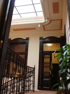 Interior entrance