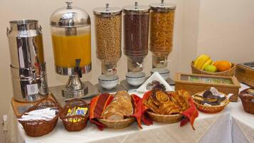 Daily buffet breakfast (EUR 7 per person)