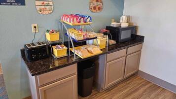 Free daily on-the-go breakfast
