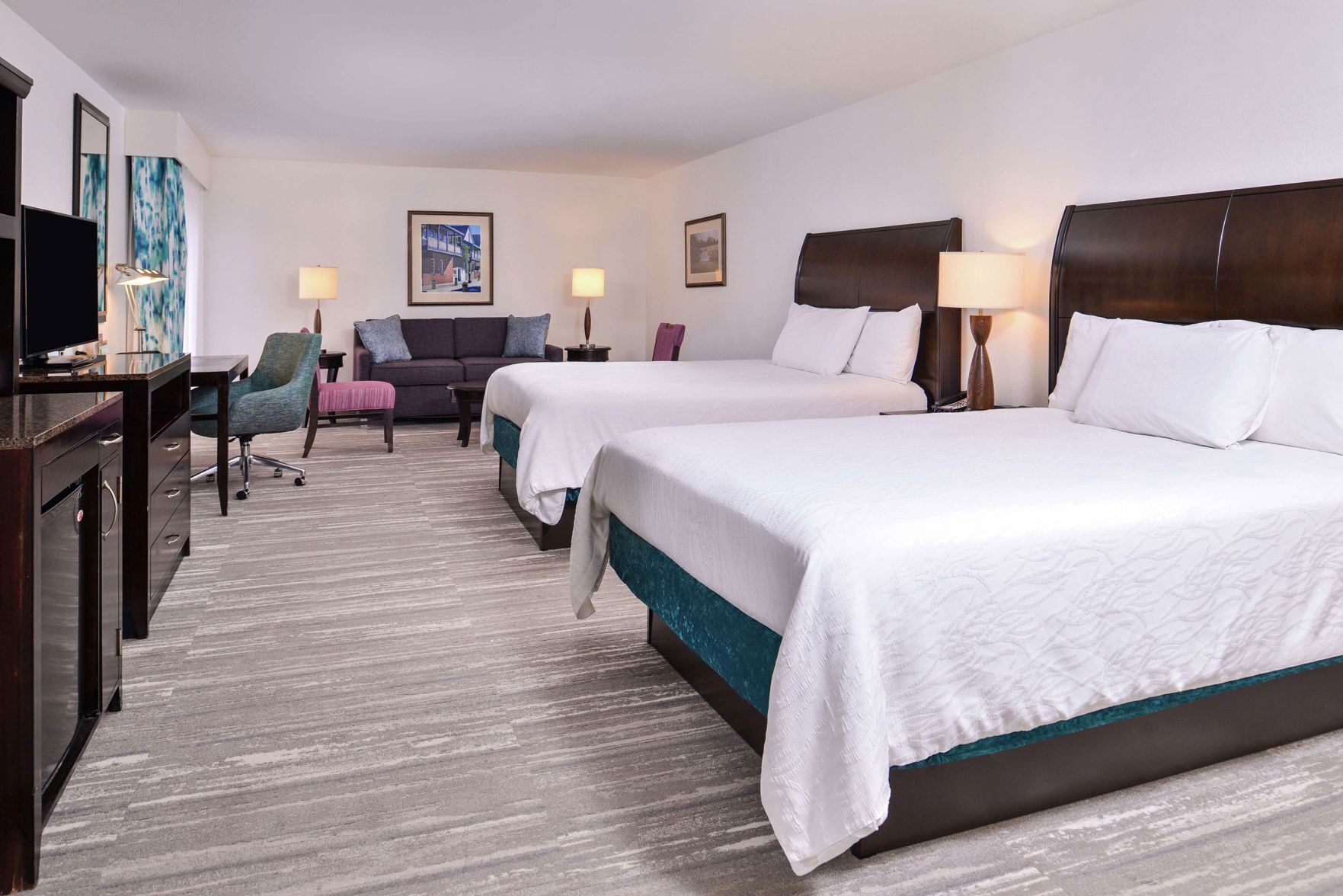 Premium bedding, down duvets, in-room safe, laptop workspace