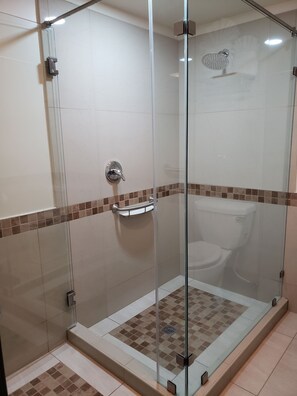 Bathroom shower - Hotel La Villa de Zaragoza (Tijuana)