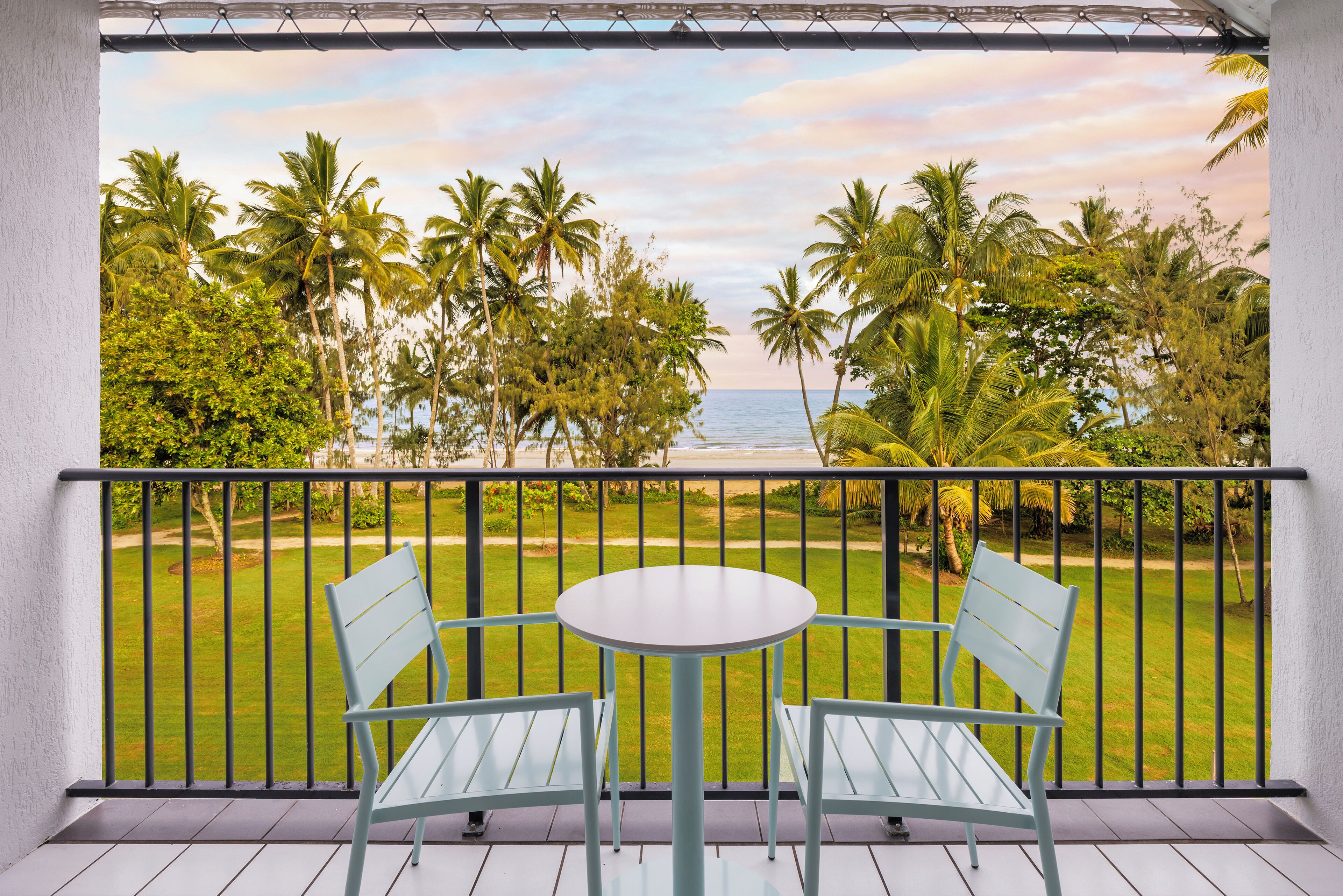 Premium bedding, laptop workspace, blackout curtains, iron/ironing board