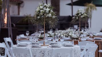 Área de bodas al aire libre