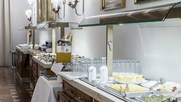 Daily buffet breakfast (EUR 24 per person)