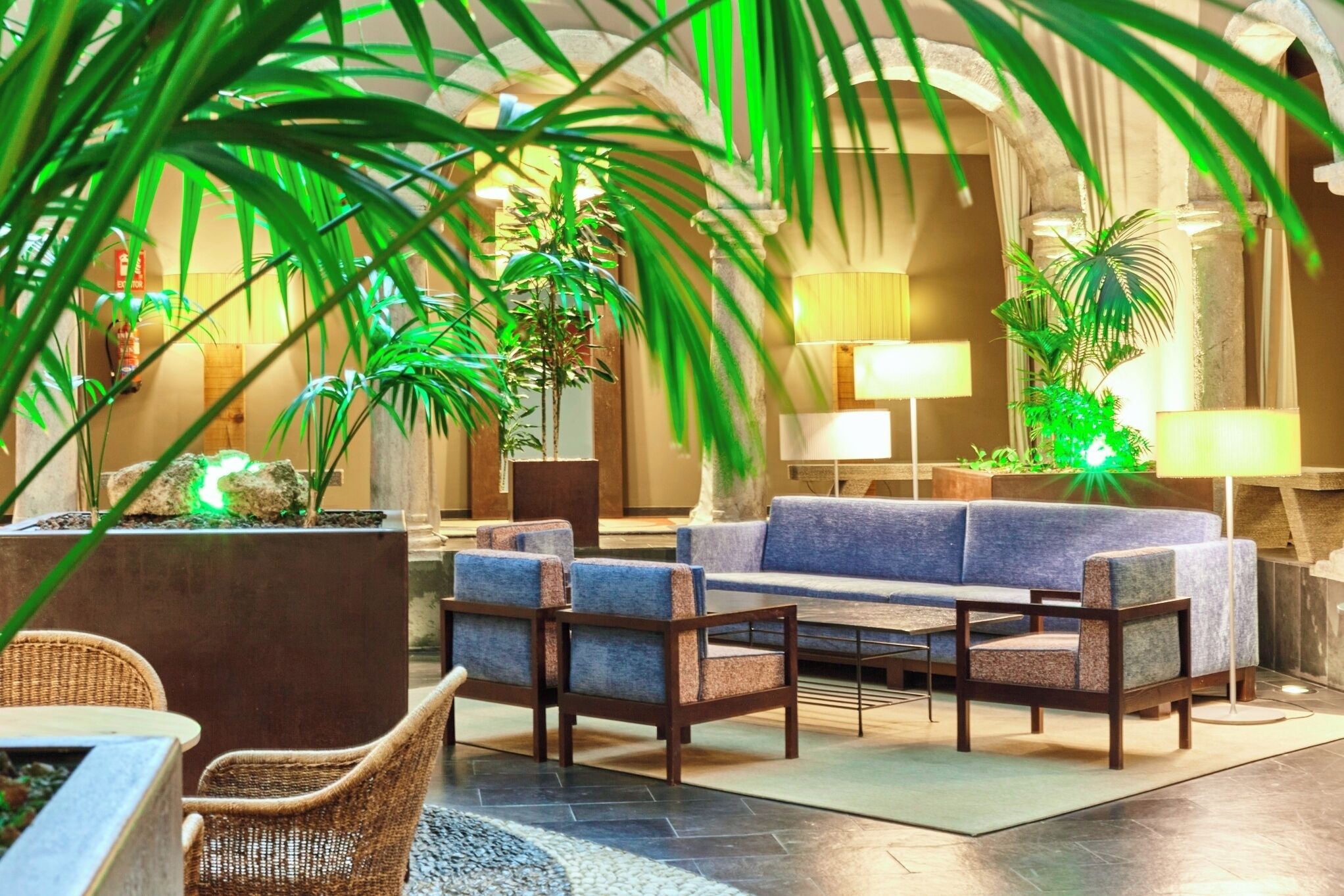 30-inch flat-screen TV with satellite channels, TV