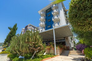 Blick von der Unterkunft