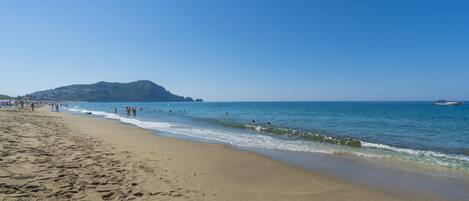 Waterskiing, beach volleyball