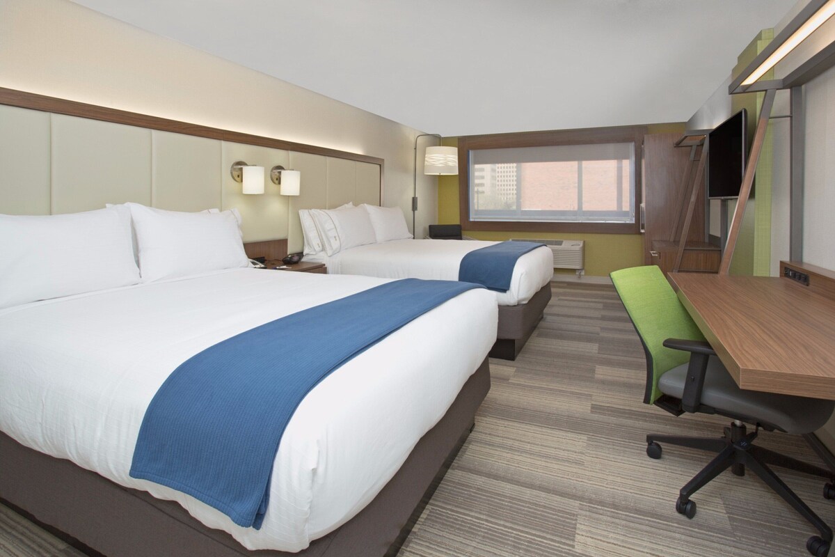Standard Room, 2 Queen Beds | Premium bedding, in-room safe, desk, blackout drapes