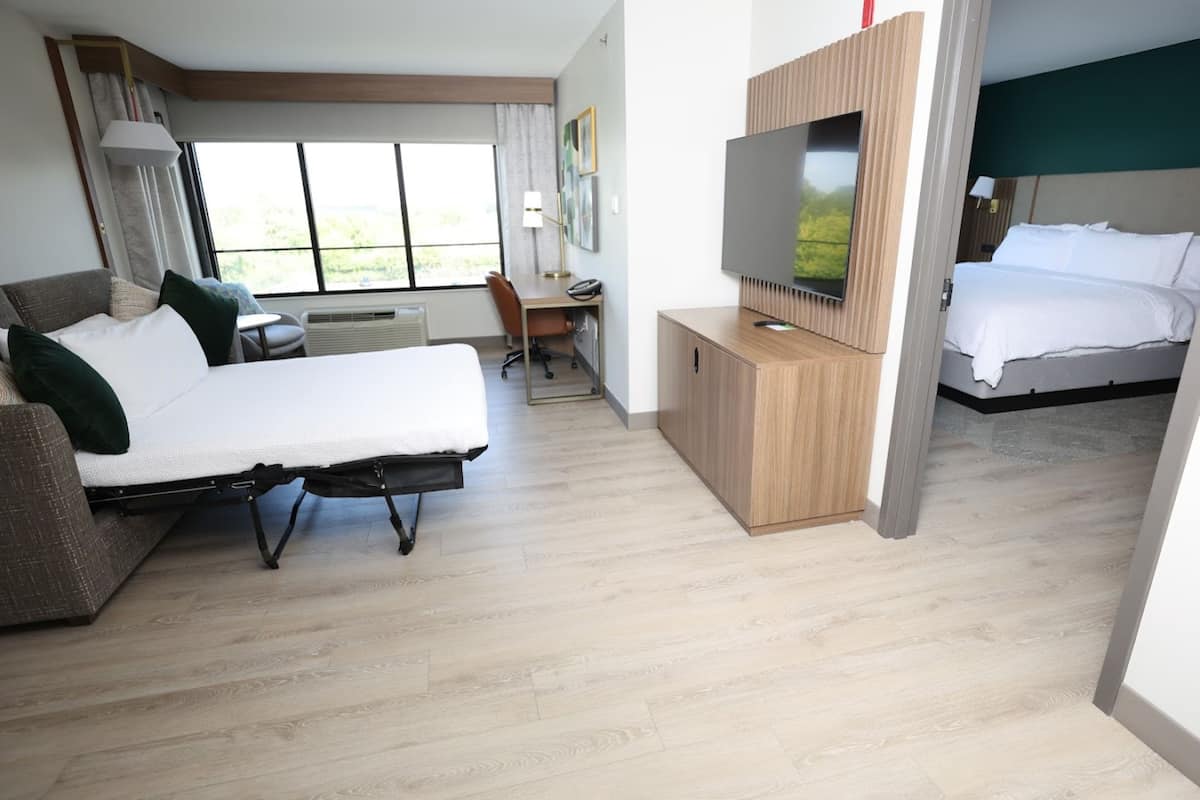 Suite, 1 King Bed with Sofa bed | 1 bedroom, in-room safe, desk, laptop workspace