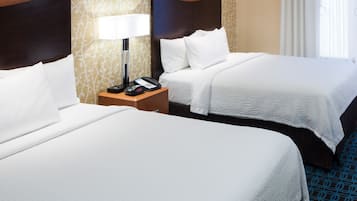 Room, 2 Queen Beds | Hypo-allergenic bedding, desk, blackout curtains, iron/ironing board