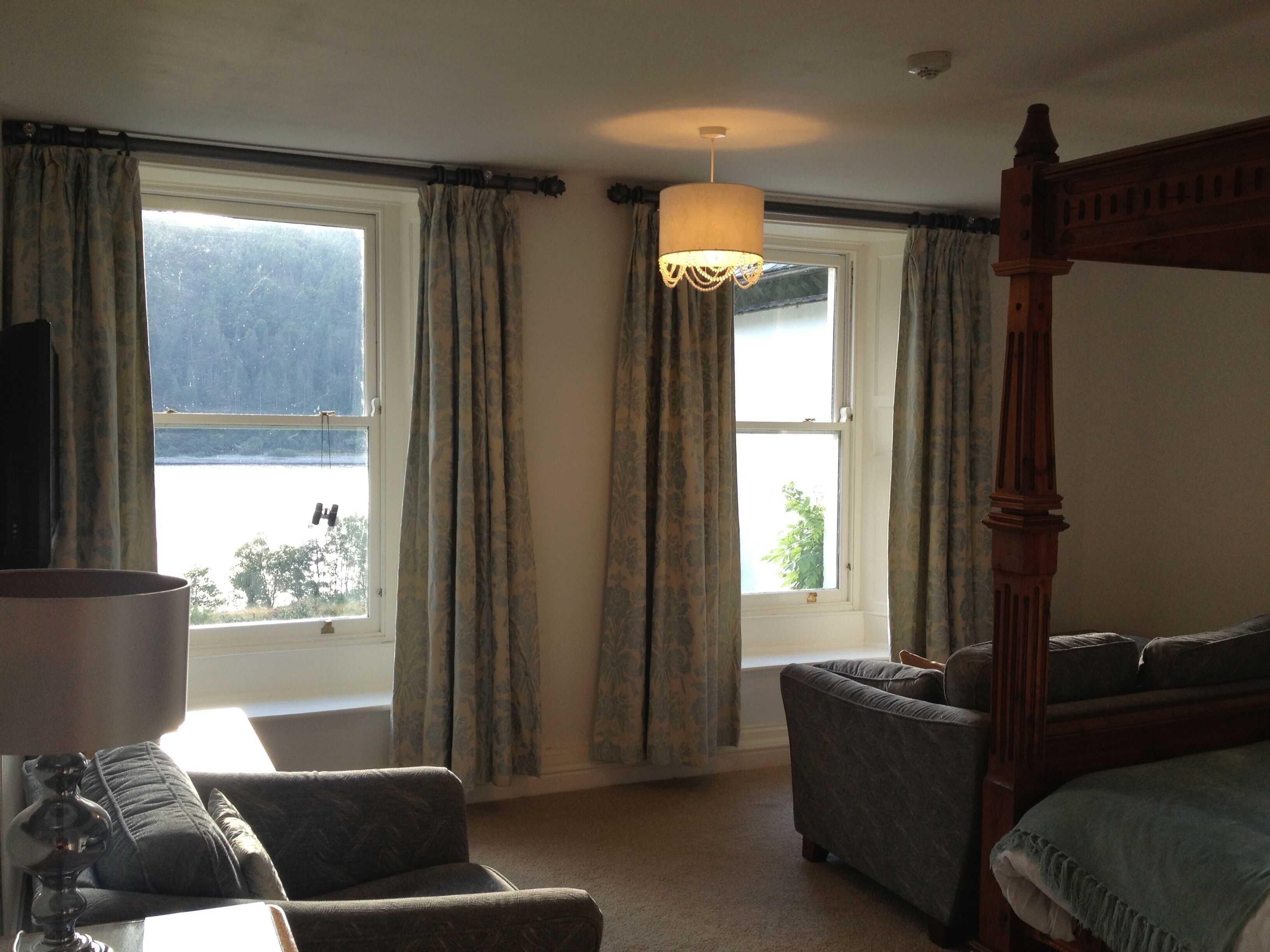 individually decorated, individually furnished, blackout curtains