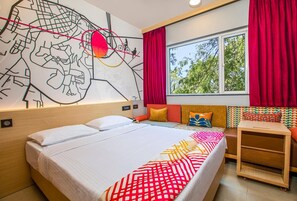 Sábanas de algodón egipcio, ropa de cama de alta calidad y minibar 