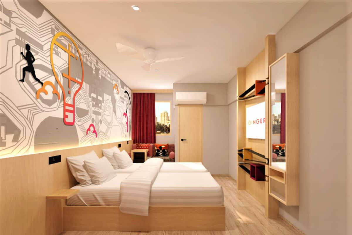 Bộ trải giường bằng vải cotton Ai Cập, bộ đồ giường cao cấp, minibar 
