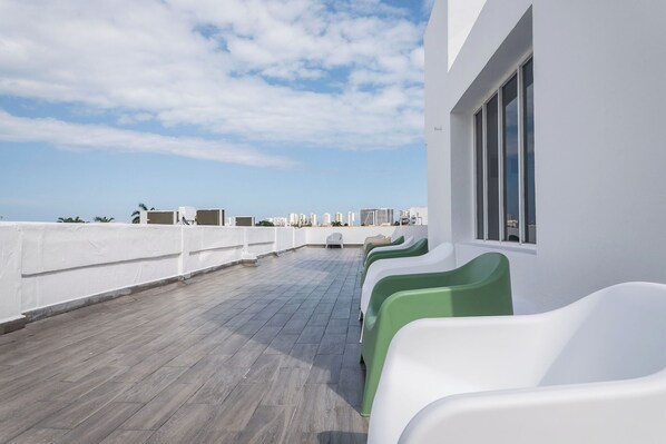 Terrasse sur le toit