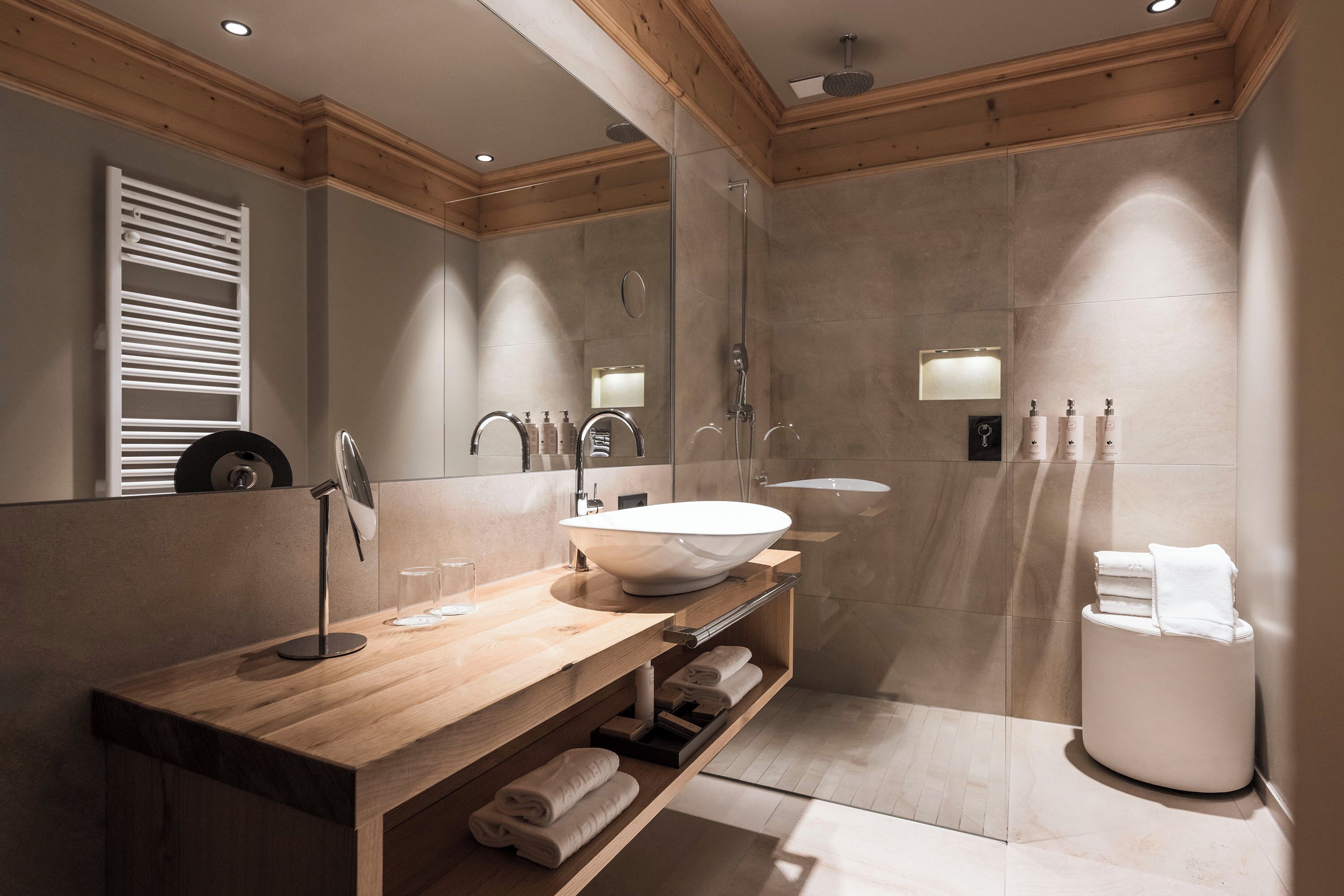 free toiletries, hair dryer, bathrobes, slippers