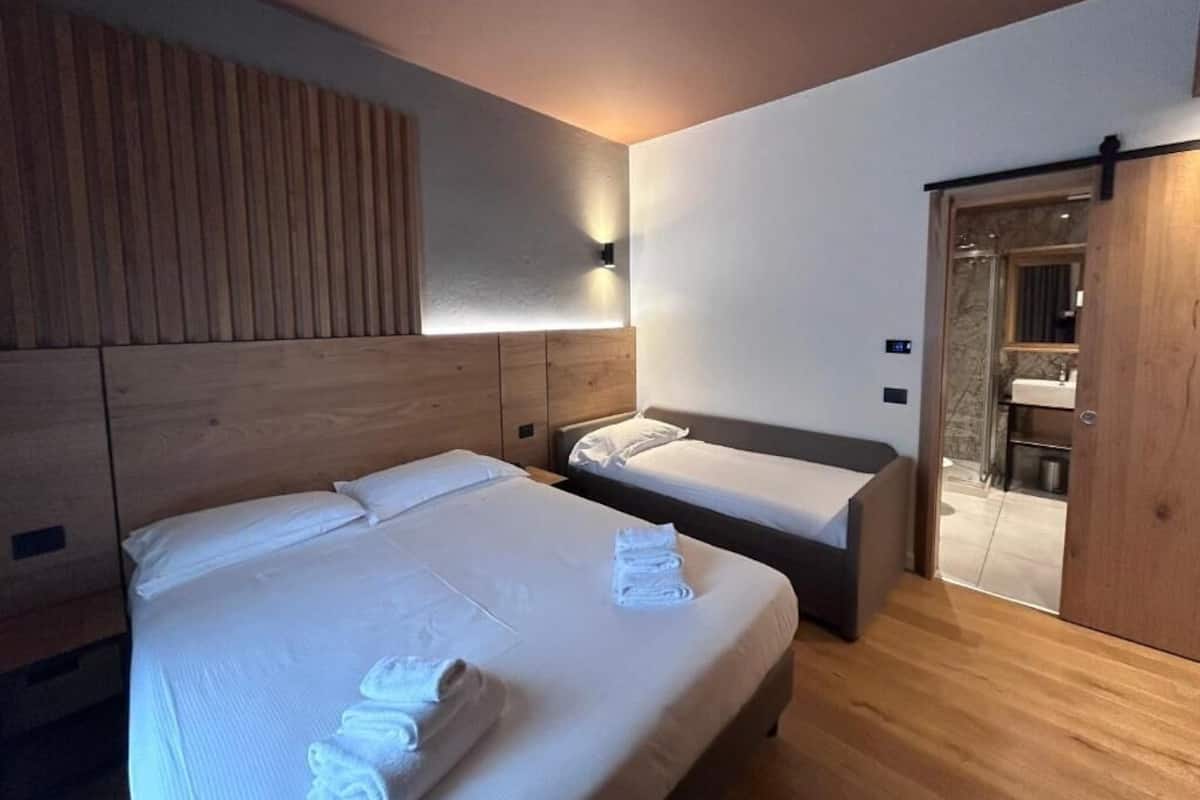 1 chambre, literie hypoallergénique, couette en duvet d'oie