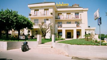 Overnatningsstedets facade