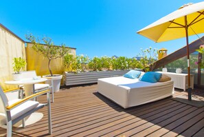 Deluxe kamer, terras (Safo) | Terras