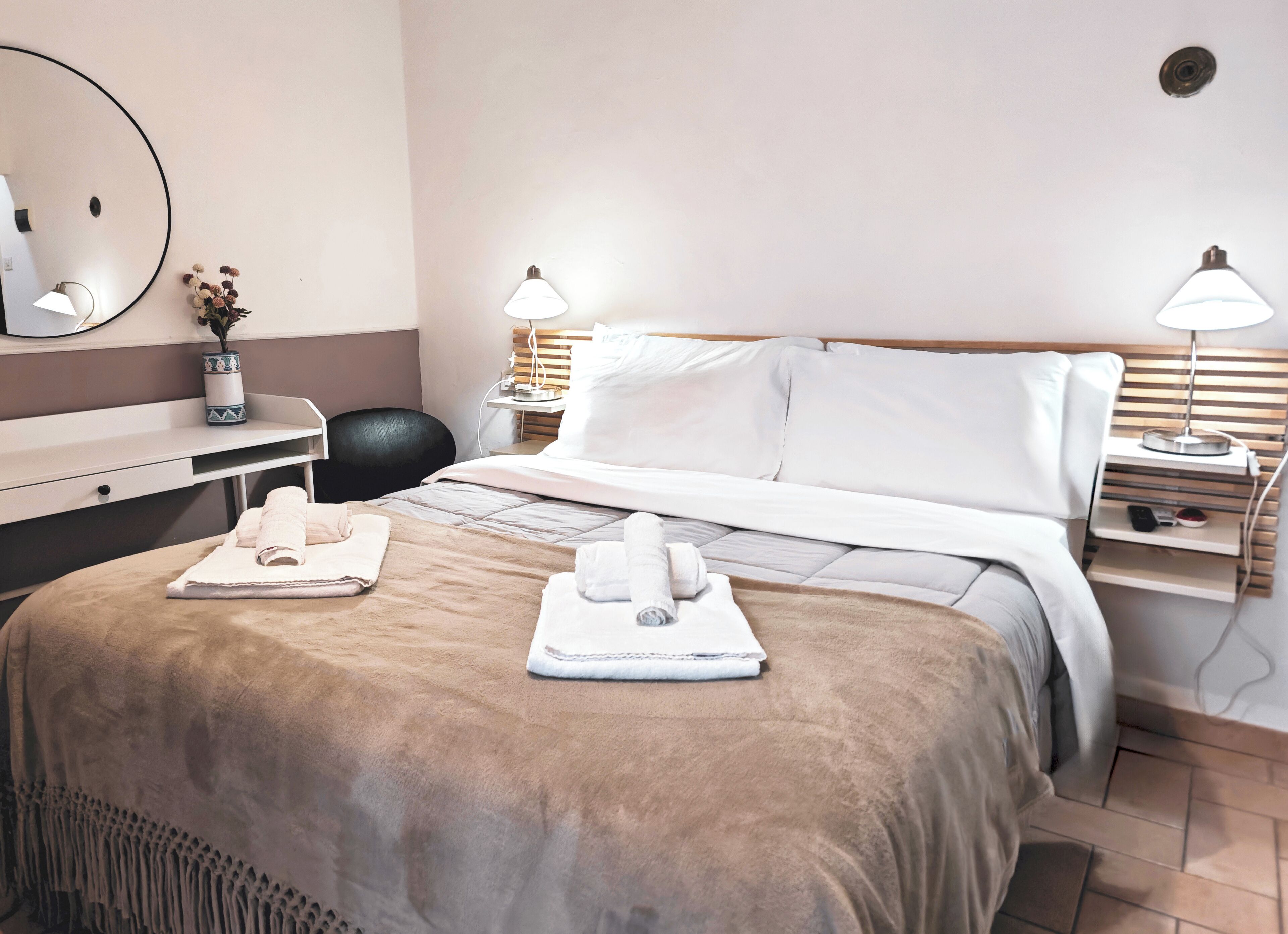 Family Quadruple Room, Balcony, Garden View | Free WiFi, individually decorated, individually furnished, bed sheets