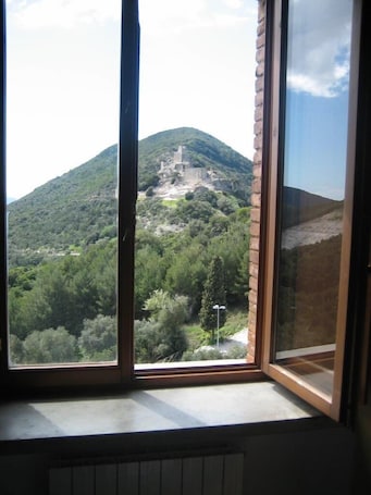 View from room. Student's Hostel Gowett