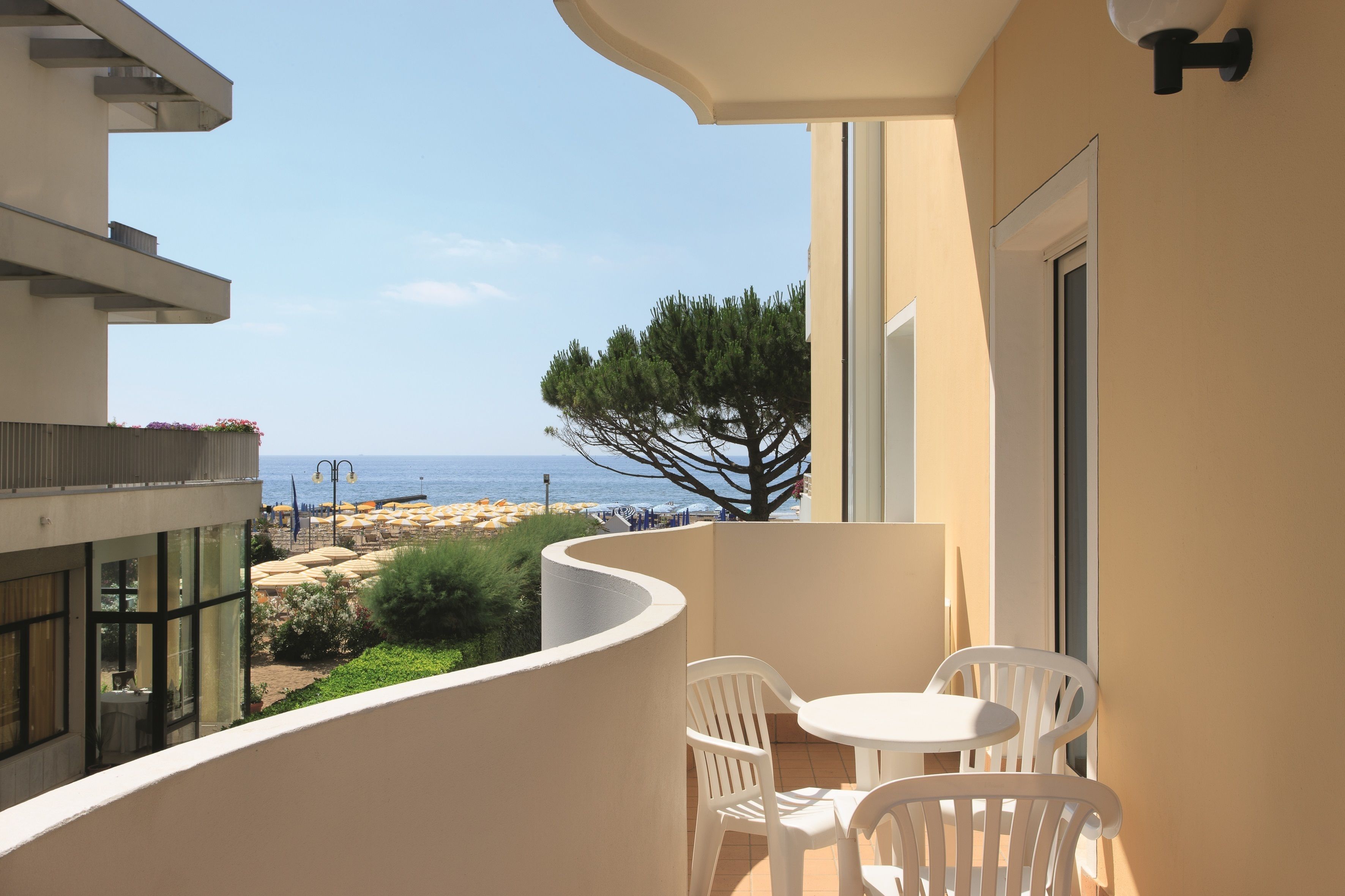 family double or twin room (beach access included) | view from room