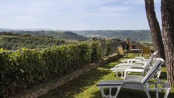 Vue depuis lâhĂ©bergement