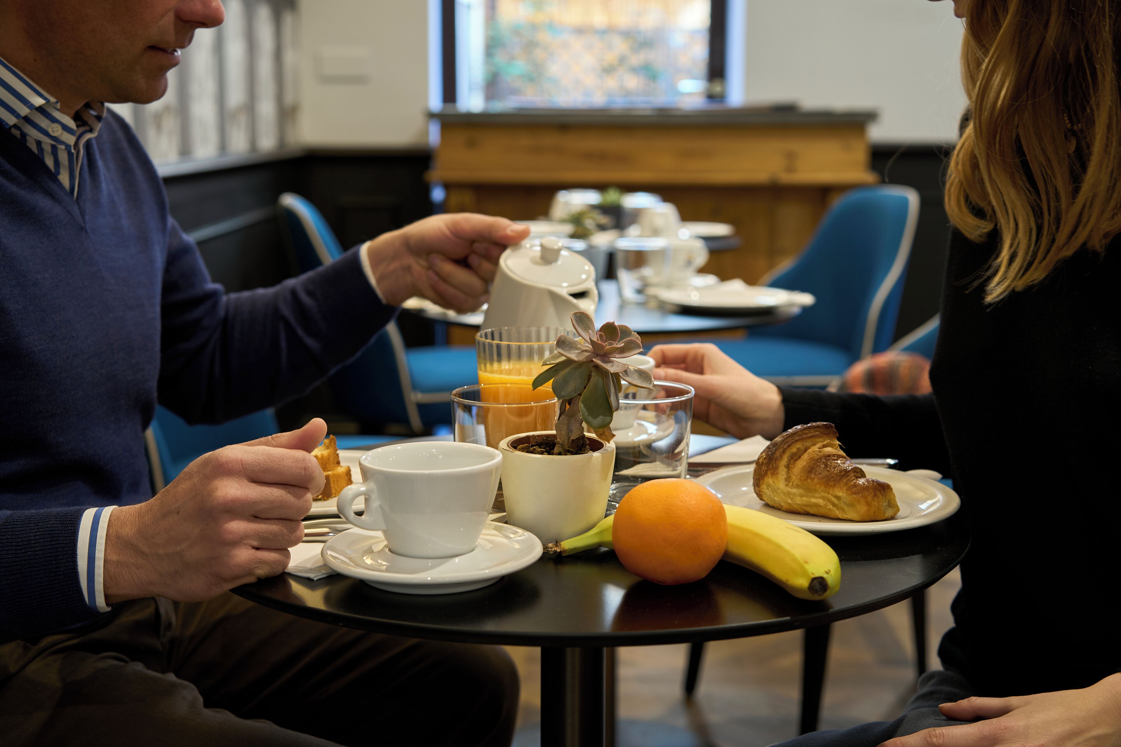 daily buffet breakfast (eur 15 per person)