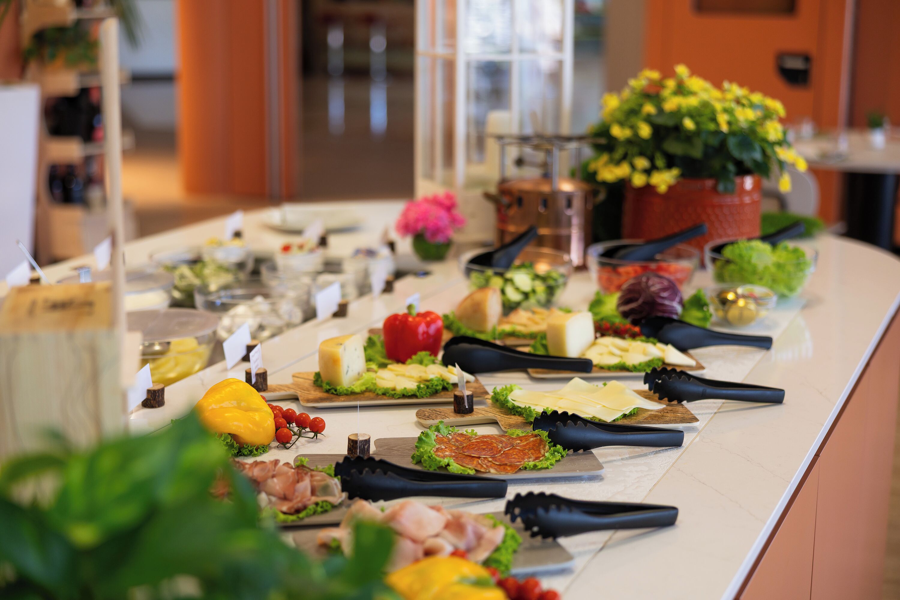 Petit déjeuner buffet compris tous les jours