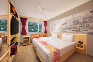 Luxe Twin Room | Cofres nos quartos, quartos à prova de som