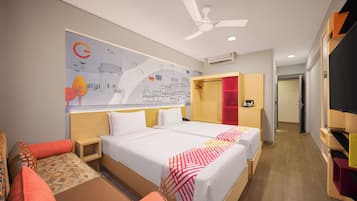 In-room safe, soundproofing, iron/ironing board, free WiFi