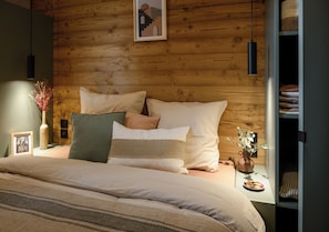 Chalé família, 3 quartos (7  pers) | Individualmente decorados, Wi-Fi, roupa de cama