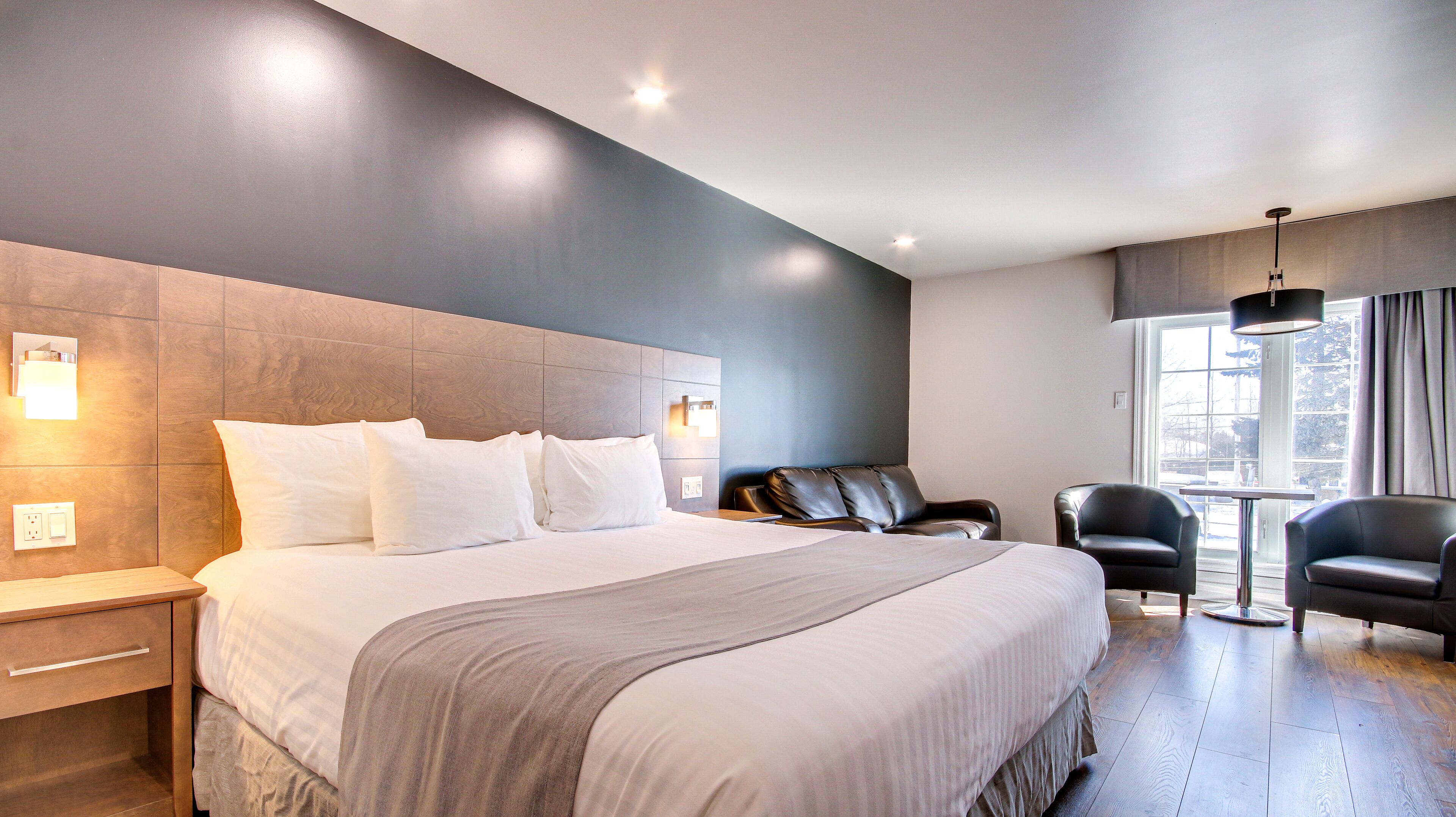 classic room, 1 king bed (1st floor, no elevator) | desk, blackout curtains, soundproofing, iron/ironing board