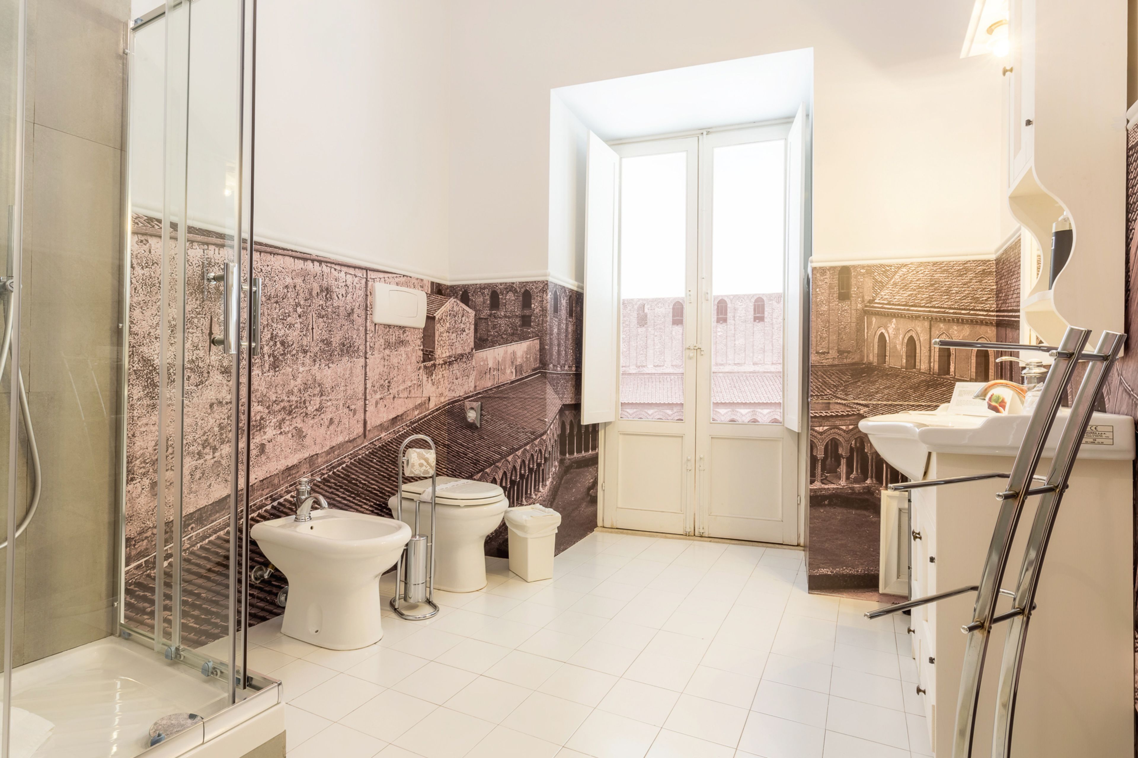 family suite | bathroom | free toiletries, hair dryer, bathrobes, bidet