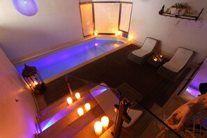Sauna, poreallas, turkkilainen sauna, vartalohoitoja