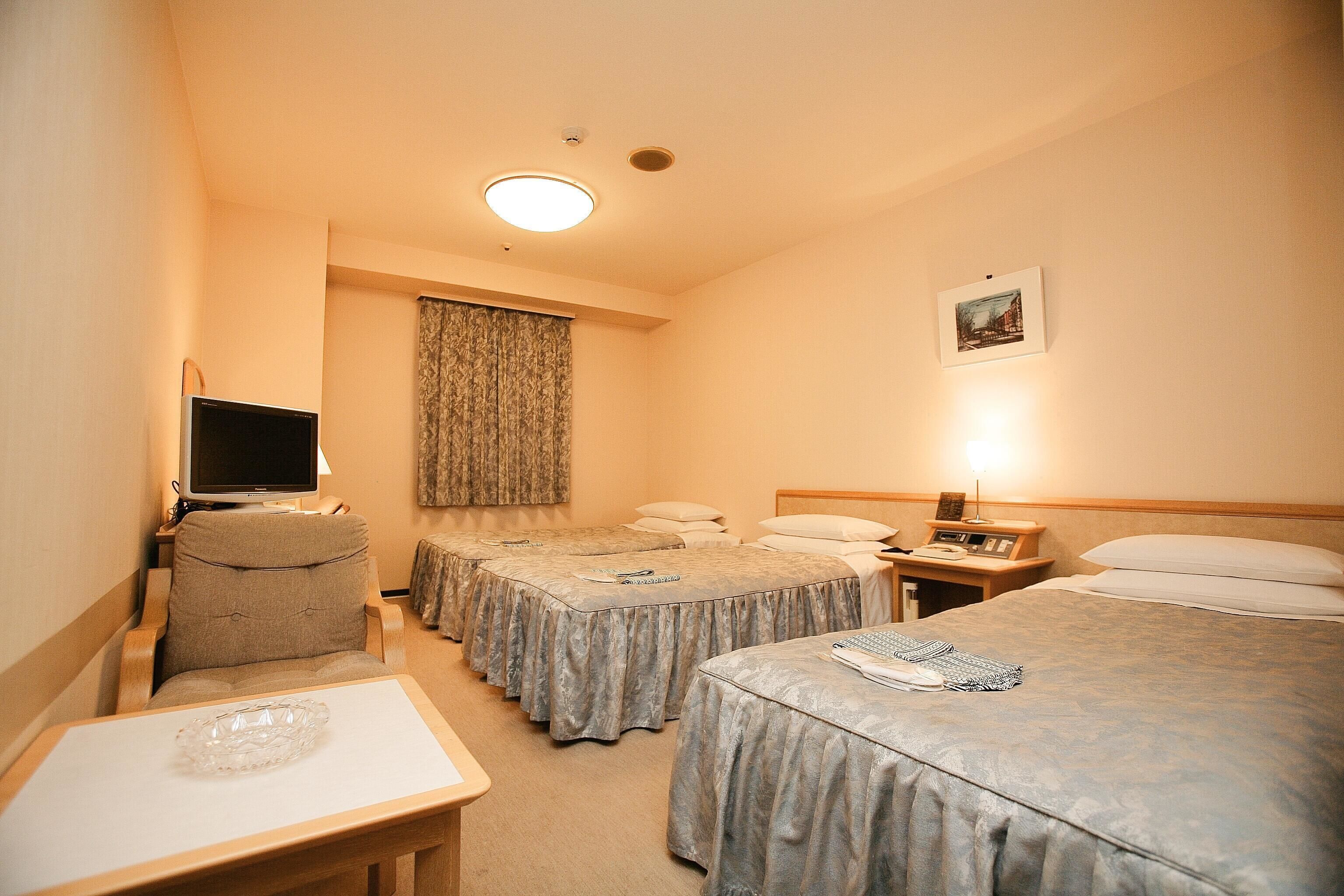 down duvets, desk, blackout curtains, iron/ironing board