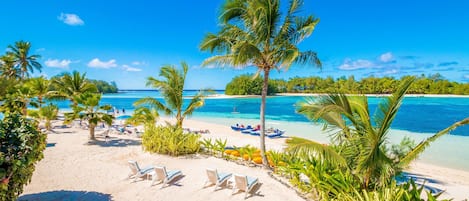 Chambre Deluxe, 1 très grand lit, en bord de plage | Vue sur la plage/l’océan