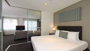 2 habitaciones y ropa de cama de alta calidad