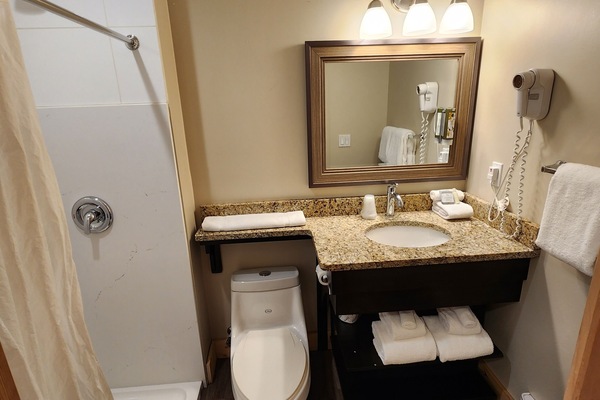Standard Room | Bathroom | Free toiletries, hair dryer, towels, soap