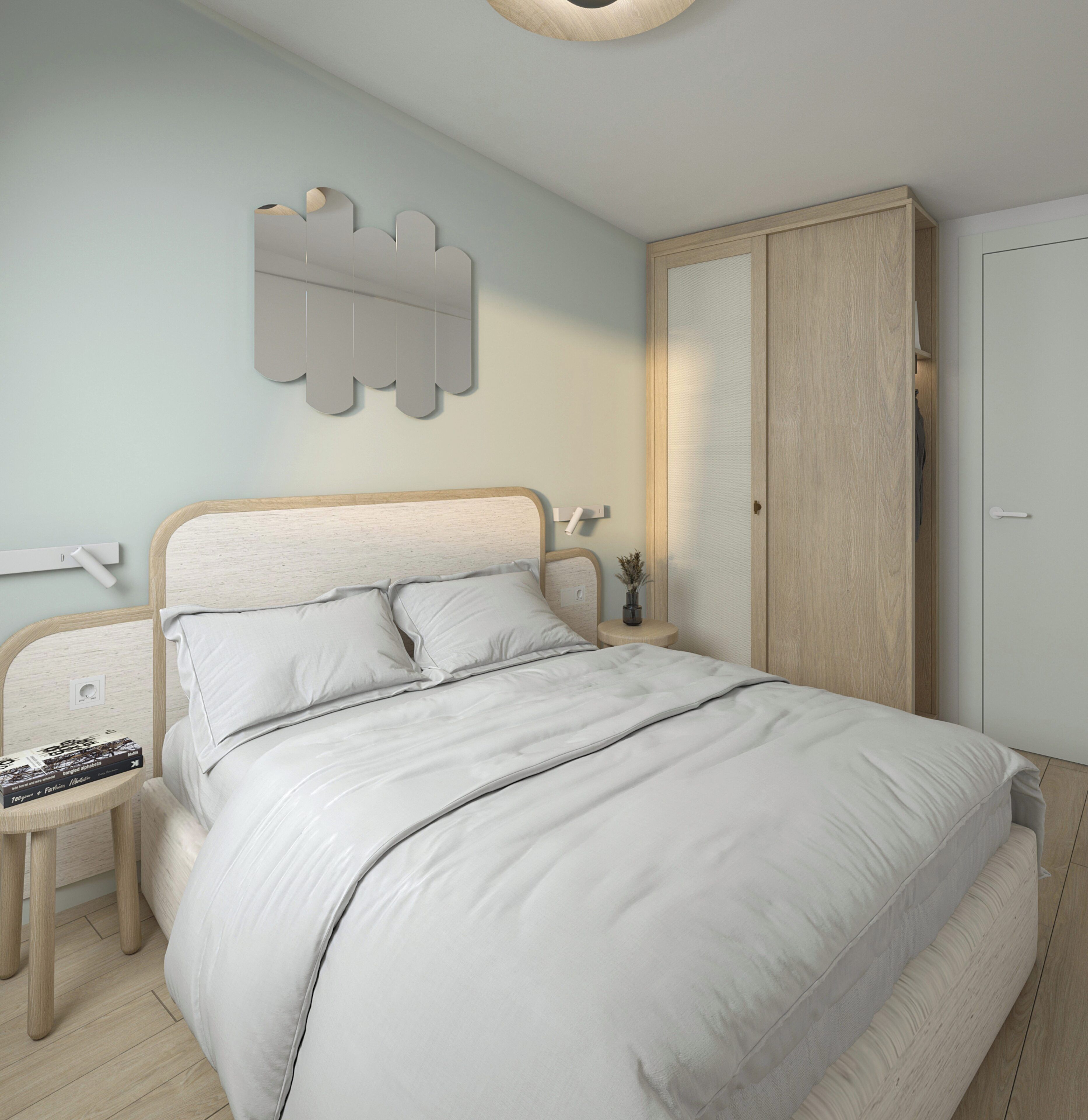 Habitación familiar, 2 camas matrimoniales, vista al mar | Cortinas blackout, cunas gratuitas y ropa de cama 