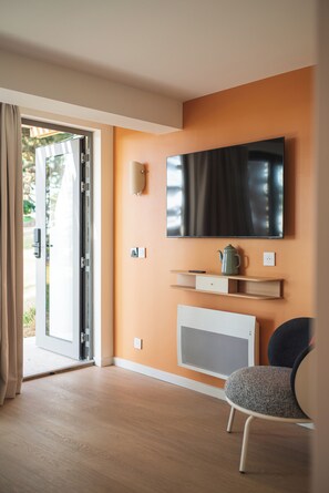 Classic-Doppelzimmer, Meerblick | Wohnbereich