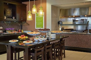 Daily cooked-to-order breakfast for a fee