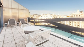 Premium Apartment, 2 Bedrooms, Terrace, City View | Terrace/patio