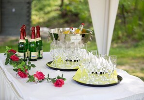 Zona para bodas al aire libre