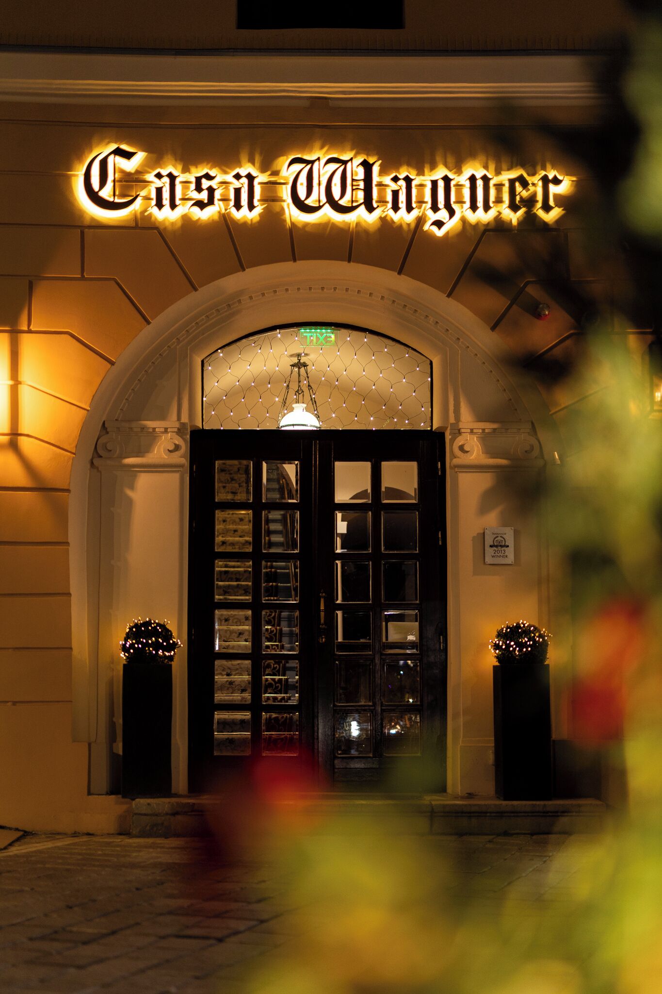 Fassade der Unterkunft