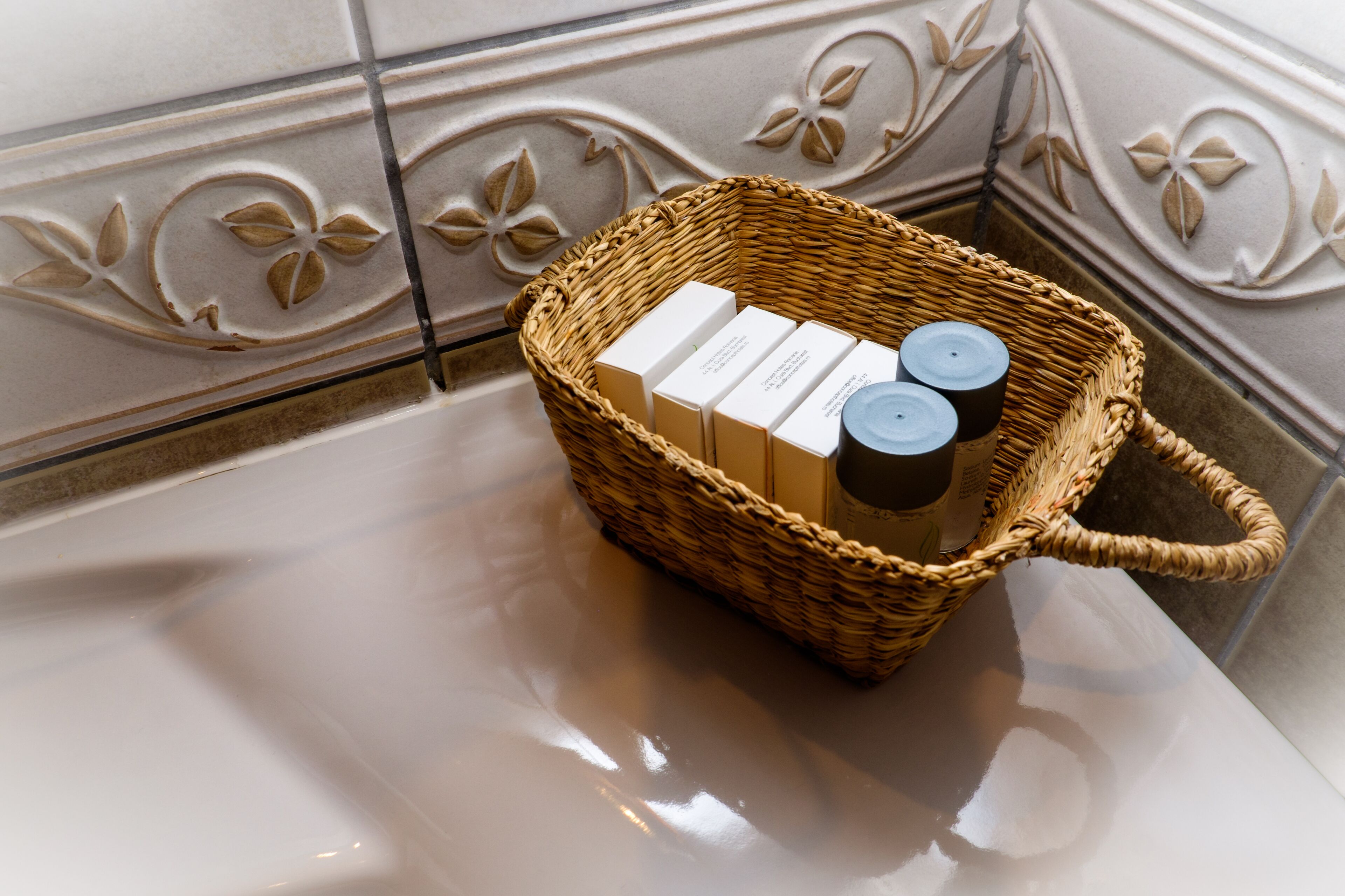 standard double room | bathroom | hair dryer, towels