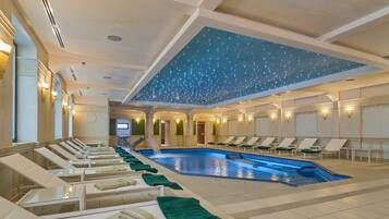 Indoor pool, outdoor pool
