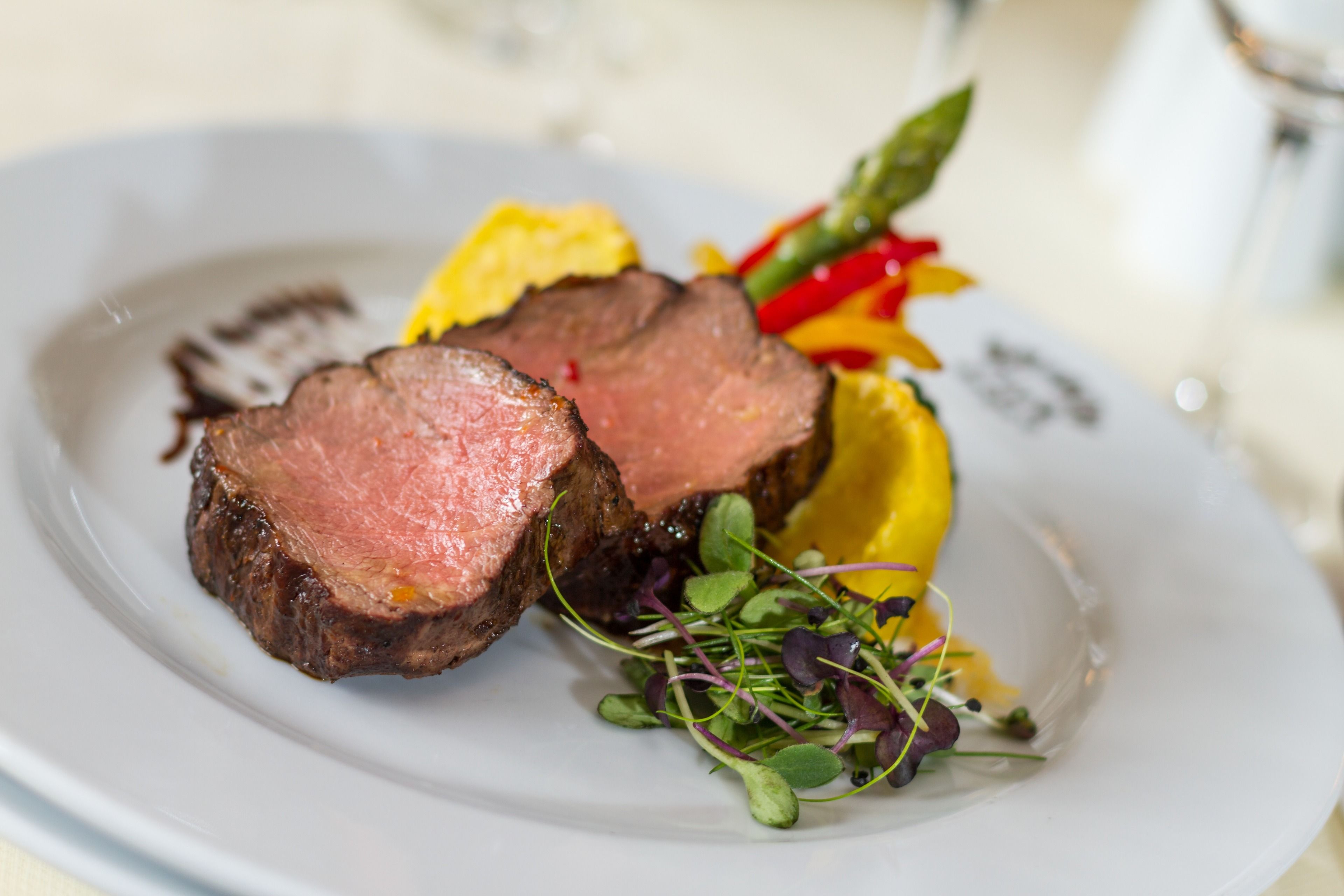 breakfast, lunch and dinner served