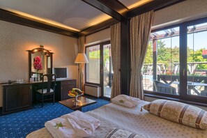Standard-Doppelzimmer | Italienische Bettbezüge von Frette, hochwertige Bettwaren