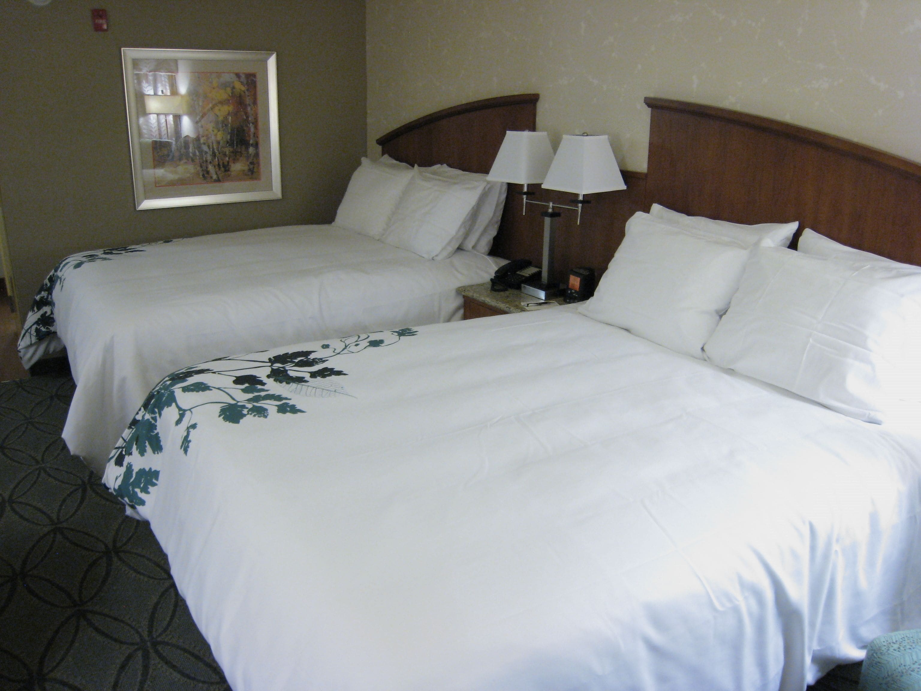 pillow-top beds, in-room safe, desk, blackout curtains